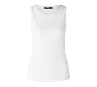 Oui Damen Top FILIZ elastische Viskoserippe schmal geschnitten Uni