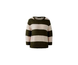 Oui - ESMY Pullover khaki rose - Gr. - 38