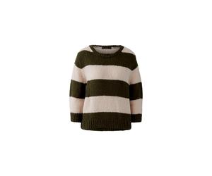 Oui - ESMY Pullover khaki rose - Gr. - 40