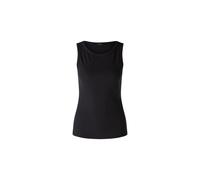 Oui - FILIZ Top elastische Viskoserippe black - Gr. - 42