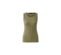 Oui - FILIZ Top elastische Viskoserippe green garden - Gr. - 40