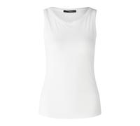 Oui - FILIZ Top elastische Viskoserippe - Farbe - optic white - Größe - 42