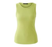 Oui - FILIZ Top elastische Viskoserippe pea green - Gr. - 38