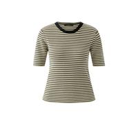 Oui - Halbarmpullover mit Rundhalsausschnitt weiß - Gr. - 42