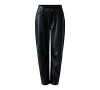 Oui - Hose Lederoptik black - Gr. - 40