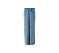 Oui - Hose THE PALAZZO darkblue denim - Gr. - 40