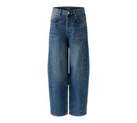Oui - Jeans Balloon Fit darkblue denim - Gr. - 36