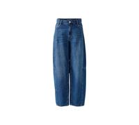 Oui - Jeans HIGH WAIST midmidblue denim - Gr. - 38