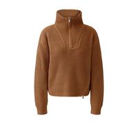 Oui - Klassischer Troyer Pullover braun - Gr. - 38