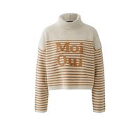 Oui - Kuscheliger Rollkragenpullover beige - Gr. - 36