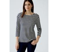Oui Langarmshirt Damen weiß, 44