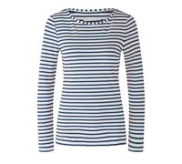 Oui - Langarmshirt SUMIKO - Größe 40 DAMEN - blau