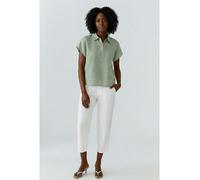 Oui Leinenbluse in Grün - Größe 38 | Damen Blusen