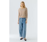 Oui Longsleeve in Camel - Größe 38 | Damen Tops