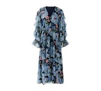 Oui - Maxikleid dk blue blue - Gr. - 38