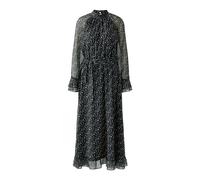 Oui - Maxikleid offwhite black - Gr. - 36