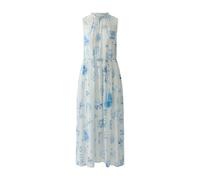 Oui - Maxikleid white blue - Gr. - 36