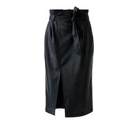 Oui - Midirock in Lederoptik black - Gr. - 40