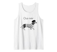 Oui-ner, französischer Wiener-Hund, Dackel, Teckel Tank Top