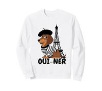 Oui-Ner Hund Lustiger Dackel Wiener Wurst Ween Doxie Sweatshirt