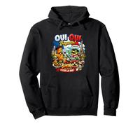 Oui Oui Baguette Lustig Französisch Paris Esskultur Pullover Hoodie