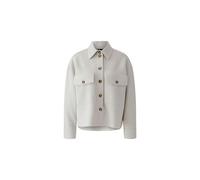 Oui - Overshirt stone melange - Gr. - 34