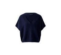 Oui - Oversized geschnittener Pullover blau - Gr. - 36