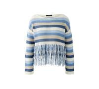 Oui - Pullover Baumwollmischung blue blue - Gr. - 42