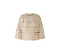 Oui - Pullover Baumwollmischung whitecap gray - Gr. - 40