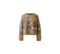 Oui - Pullover camel violet - Gr. - 40