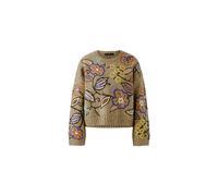 Oui - Pullover camel violet - Gr. - 46