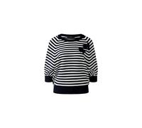 Oui - Pullover dk blue white - Gr. - 40