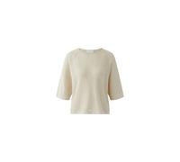 Oui Damen Pullover lässig geschnitten Uni