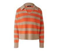 Oui Damen Pullover, brown, Gr. 34