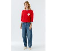 Oui - Pullover high risk red - Gr. - 42