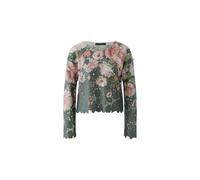 Oui - Pullover khaki red - Gr. - 38