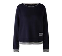 Oui Damen Pullover LEEZA, blue, Gr. 40