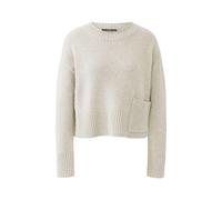 Oui - Pullover light beige mel - Gr. - 38