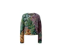 Oui - Pullover lilac yellow - Gr. - 36