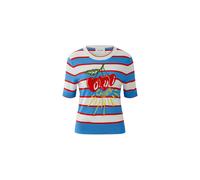 Oui - Pullover lt blue red - Gr. - 42