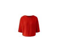 Oui Damen Pullover lässig geschnitten Uni
