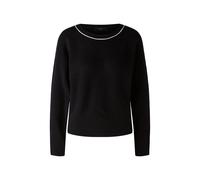 Oui - Pullover Viskosemischung black - Gr. - 38