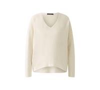 Oui - Pullover Viskosemischung offwhite - Gr. - 34