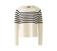 Oui - Pullover Viskosemischung weiß - Gr. - 42