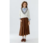 Oui - Pullover white black - Gr. - 40