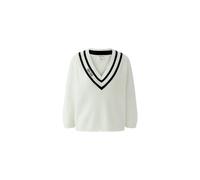 Oui - Pullover white black - Gr. - 42