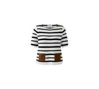 Oui - Pullover white black - Gr. - 44