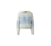 Oui - Pullover white blue - Gr. - 44