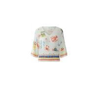 Oui - Pullover white red - Gr. - 46