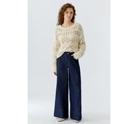 Oui - Pullover whitecap gray - Gr. - 38